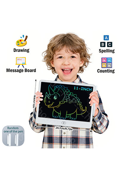 Choice1 لوح رسم إلكتروني أبيض مقاس 11 بوصة، 8/11/13/16 بوصة، لوح كتابة للأطفا...