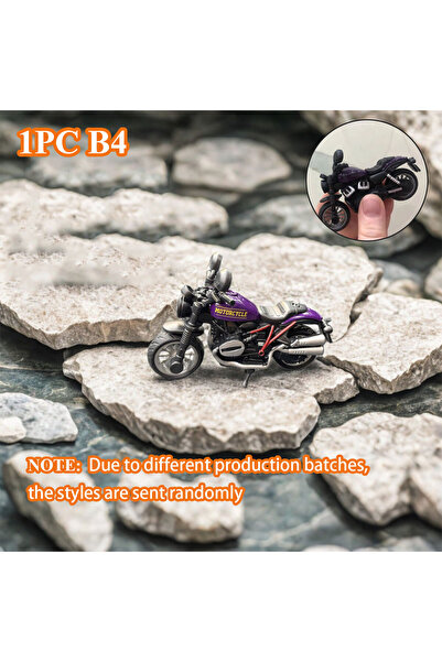 Choice1 لعبة دراجة نارية صغيرة، قطعة واحدة، لون بنفسجي، إكسسوارات تزيينية، هد...