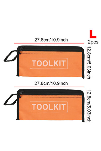 Choice5 2pcs L yellow Multi-function Portable Bag Hardware Toolkits Small Too...