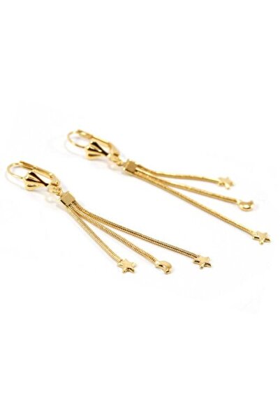 OEM Cercei placati cu aur, colectia Golden Shine-6640O817