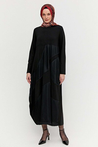 Setrms File Detaylı Asimetrik Elbise