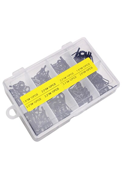 Choice1 دليل طرفي أسود 80 قطعة (8/16/80 قطعة) لصنارات الصيد الدوارة والصب، لإ...