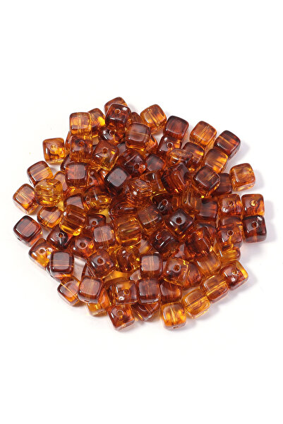 Choice13 6mm 100pcs 10-100pcs/lot Amber Color Acrylic Beads Oval Heart Pumpki...