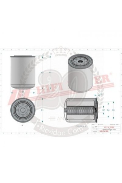 Hifi Filter Filtru de ulei, SO 3349