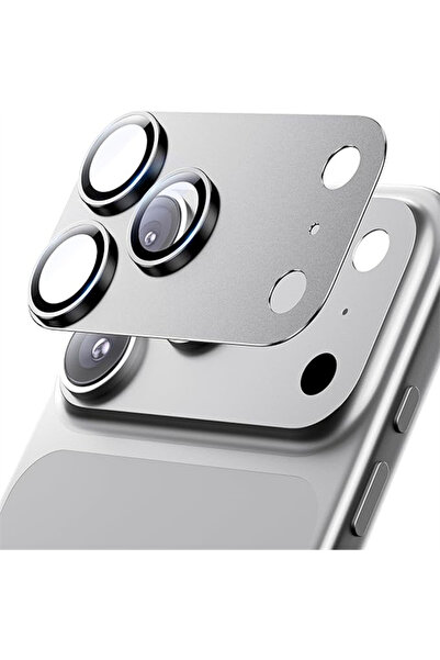 Choice3 واقي عدسة زجاجي مقوى بدون معدن لهاتف آيفون 17 برو ماكس، مصنوع من سبيك...