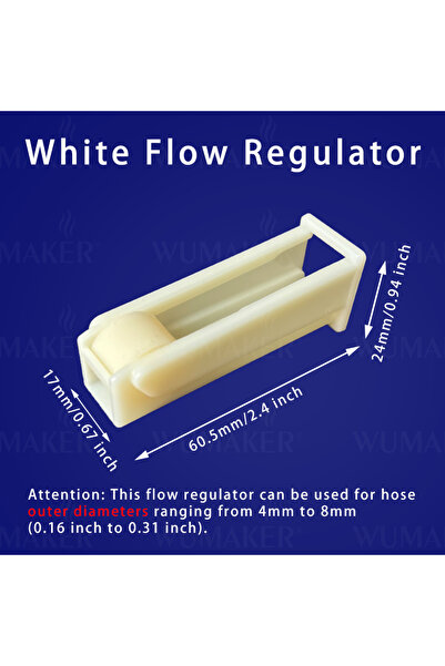 choice2 5PCS WhiteFlowRegulator Hose Flow Regulator Water Flow Control Valve ...
