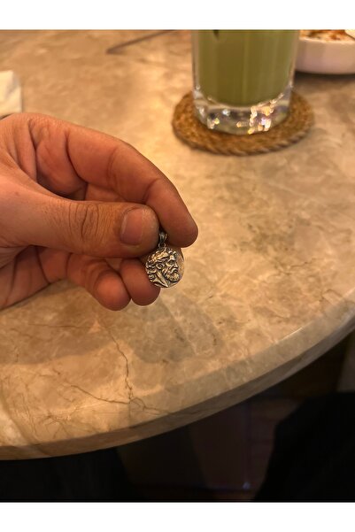 Mihenkler Jewelery Antik Madalyon Kolye – El Yapımı 925 Ayar Gümüş Madalyon K...