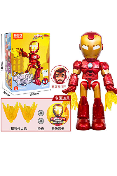 Choice7 لعبة الرجل الحديدي من بلوكيز، سبايدرمان سبلايشينج، 12 سم، الرجل الحدي...