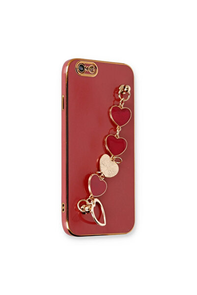 xirshop جراب آيفون 6 سيليكون - أحمر