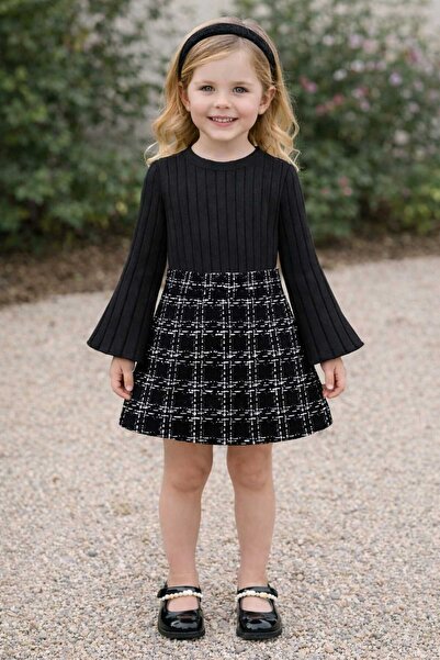 cınartarzbutik تنورة من القماش المنسوج للفتيات وبلوزة إسبانية موسمية بأكمام ط...