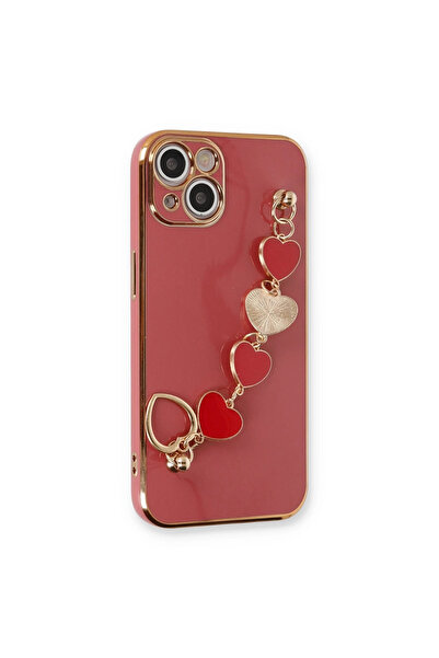 xirshop حافظة آيفون 14 بلس من السيليكون إيسيلا - أحمر