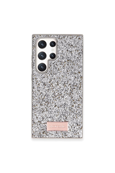 VINTESSY Onegif Samsung Galaxy S23 Ultra Bright Silvery Cover - Silver