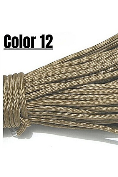 Choice20 4mm X 31M Color 12 1pc 100FT 550 Paracord Parachute Cord Lanyard Mil...