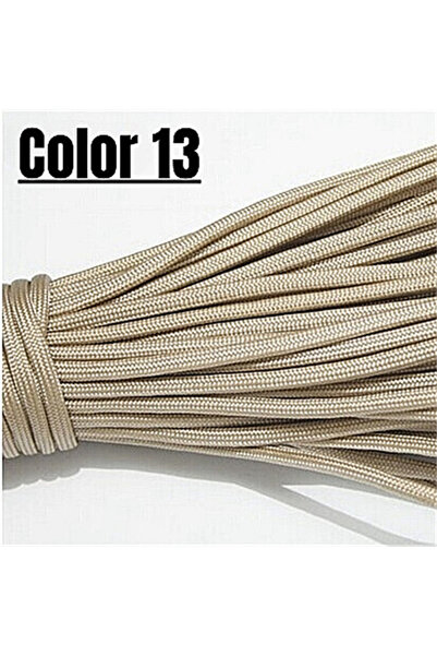 Choice19 حبل باراكورد 4 مم × 31 م، اللون 13، قطعة واحدة، 100 قدم، 550، حبل مظ...