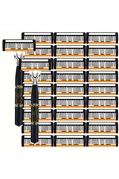 Choice6 2 handle 24 blades Men And Women Manual Safety Razor Blade 7-Layer St...
