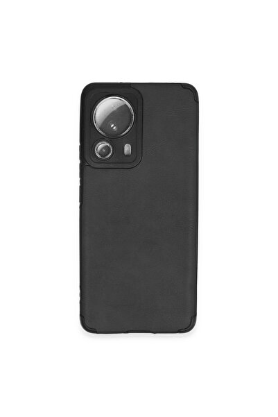 xirshop حافظة مي 13 لايت من السيليكون الجلدي - أسود