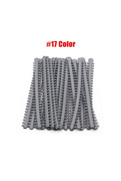 Choice9 17 رباطًا مطاطيًا لتقويم الأسنان = 20 عودًا، أربطة ملونة لأقواس التقويم.