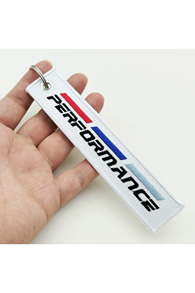 choice2 FXZD White Women Man Nylon Key Ring Leather Car Keychain For BMW Perf...