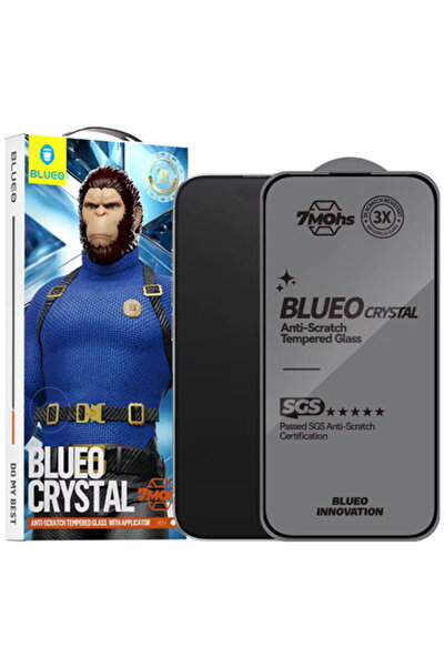 BLUEO Screen Protector for iPhone 15 Pro Max - Crystal Anti-Scratch Glass - B...