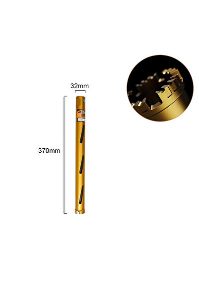 Choice20 مثقاب مائي سريع 32×370 مم، قطعة واحدة، بخيط حفر جاف، مناسب لتركيب مك...