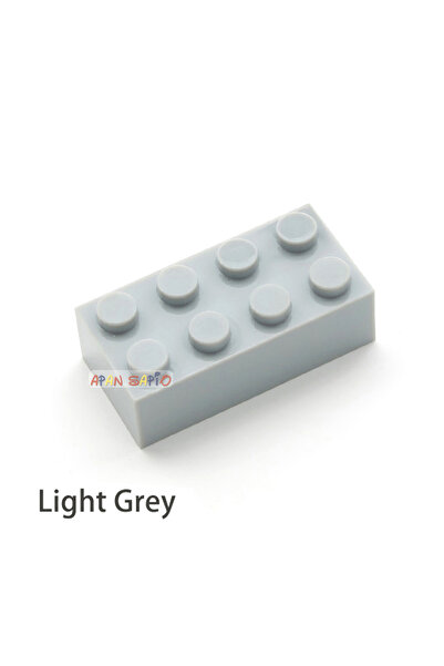 Choice5 Light Grey 200pcs 200pcs 2x4 Dot DIY Building Blks Thick Figures Bric...