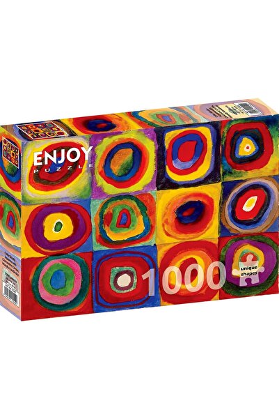 Enjoy 1000 Pieces Jigsaw Puzzle - Vassily Kandinsky: Color Study - Squares wi...