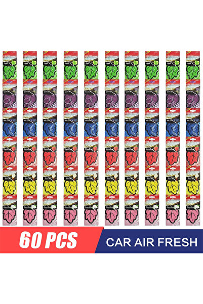 Choice3 60 قطعة/1/60/90 قطعة معطر جو للسيارة، ورق معطر طبيعي برائحة الشاي، مع...