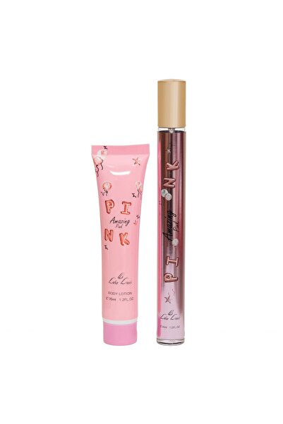 Lea Luis Set cadou Pink Amazing, spray parfum și loțiune de corp, 2 x 35 ml