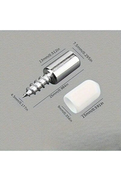 choice2 20 قطعة من أوتاد دعم الرفوف البيضاء مع براغي - دعامة متينة للخزائن وا...