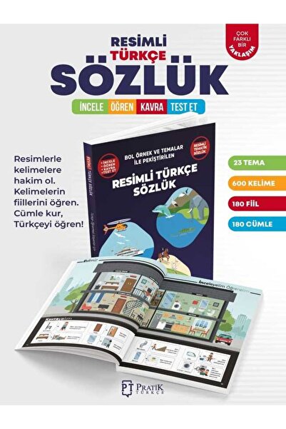 İsabet Yayınları Resimli Türkçe Sözlük -