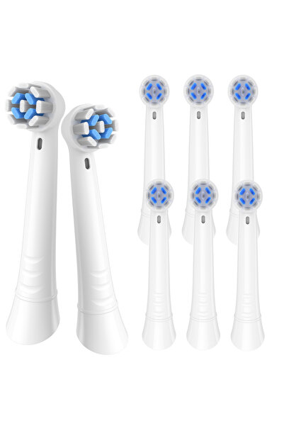 choice2 White-8 Pcs Replacement Heads Compatible with Oral B iO Electric Toot...
