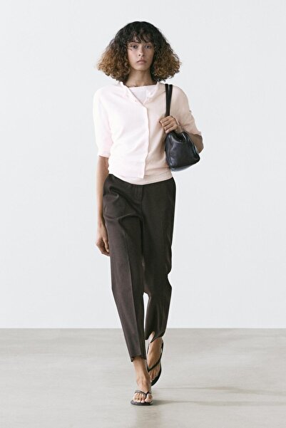 Massimo Dutti Kısa kollu triko hırka