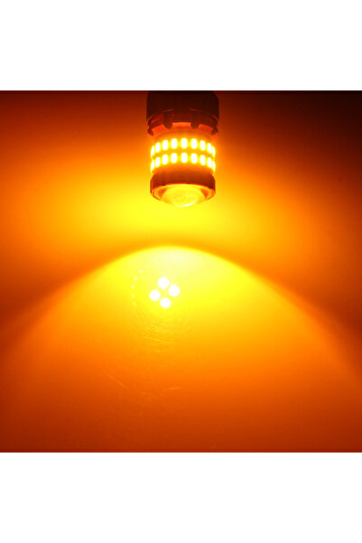 Choice4 3157 P27/7W T25 Amber Yellow AENVTOL 2x Canbus T25 3156 3157 P27W P27...