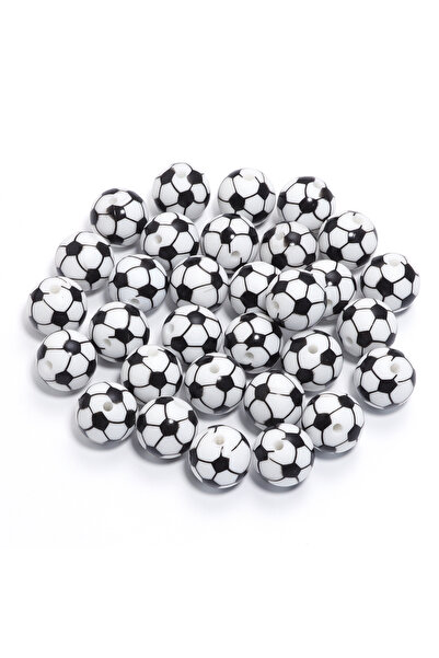 Choice4 5 قطع من خرز السيليكون الملون لنقل الصور المائية، مناسب لكرة السلة وا...