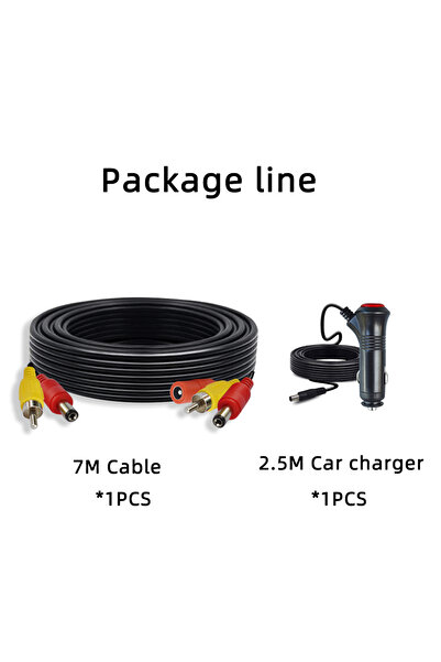 Choice3 7M Cable Kit-B Easy to install AV RCA Video Cable For Rear View Camer...