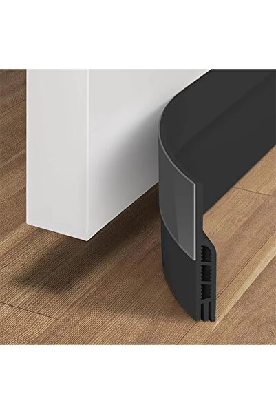 Choice3 مانع تسرب الهواء الأسود اللاصق أسفل الباب، عازل، شريط مانع لتسرب الهو...