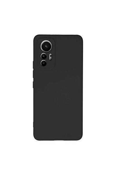 xirshop حافظة مي 12 لايت نانو من السيليكون المخملي - أسود