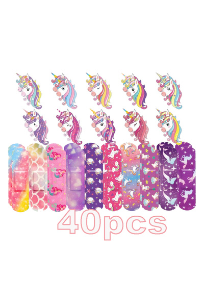 Choice1 2set 20pcs/set 1/2set Cartoon Cute Unicorn Band Aid Scratch Protectio...