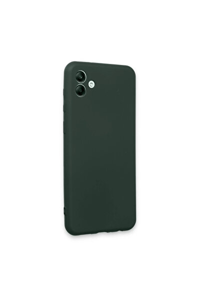 xirshop جراب سامسونج جالاكسي A04e أول سيليكون - أخضر داكن