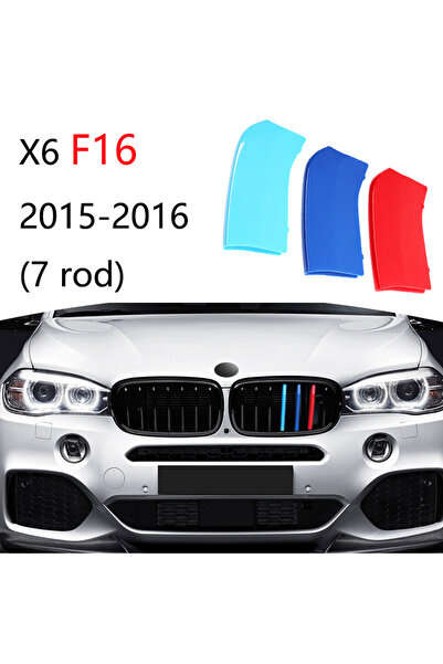 Choice39 F16 15-16 3Pcs Front Grille Trim Strips For BMW Series 1 2 3 4 5 6 7...
