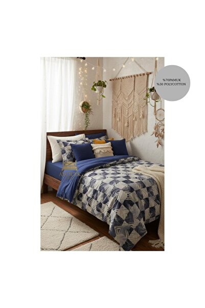 ayçiçek home SET DE LENJERIE DE PAT PENTRU O PERSONĂ 100/200 CEARȘAF DE PAT E...