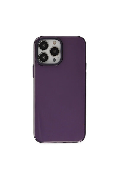 xirshop حافظة آيفون 13 برو ماكس من آنكا بي سي بغطاء معدني صلب - أرجواني