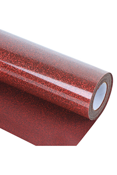 choice2 فينيل لامع أحمر مقاس 30 × 91 سم (12 بوصة × 3 قدم)، فينيل حراري للطباع...