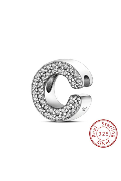 choice2 KTC165-C Charms Fit Original Bracelet A-Z Alphabet Charms Beads 925 S...