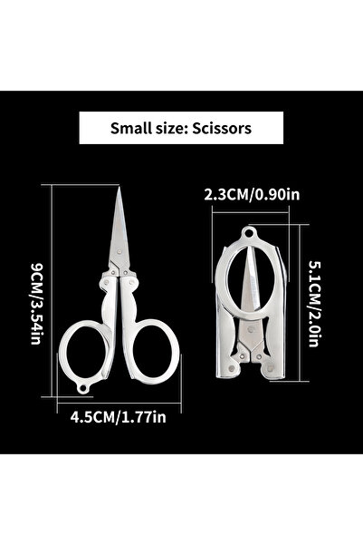 choice2 مقص أظافر قابل للطي من الفولاذ المقاوم للصدأ، قطعة واحدة أو ثلاث قطع،...