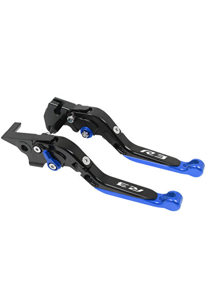 Choice14 blue-2 Motorcycle Accessories Folding Brake Clutch Levers Handlebar ...