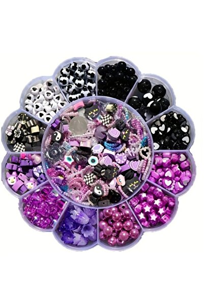 Choice8 MH-13-heizi 13 grid 0.6-2.6cm blue and white mixed acrylic round bead...