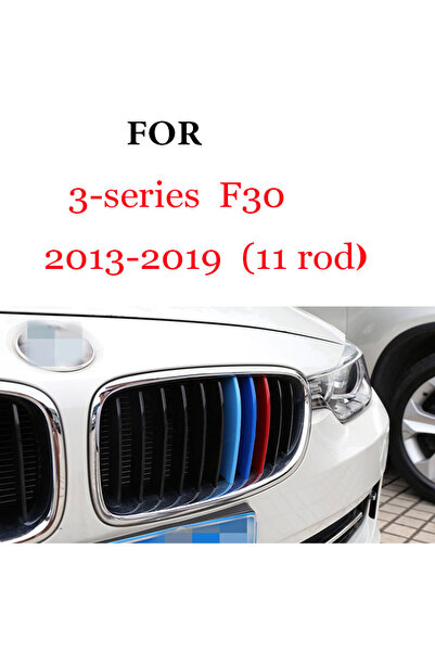 Choice20 F30 13-19 11rod 3Pcs Front Grille Trim Strips For BMW Series 1 2 3 4...