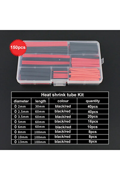 Choice3 علبة تحتوي على 150 قطعة من أنابيب الانكماش الحراري المقاومة للحرارة، ...