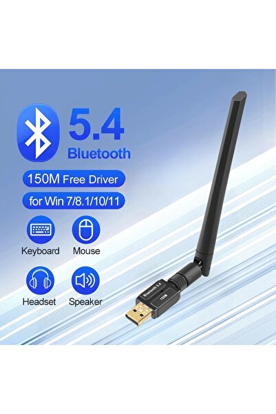 choice2 محول بلوتوث 5.4 بمدى 150 متر، بدون تعريف، يعمل عبر منفذ USB، متوافق م...